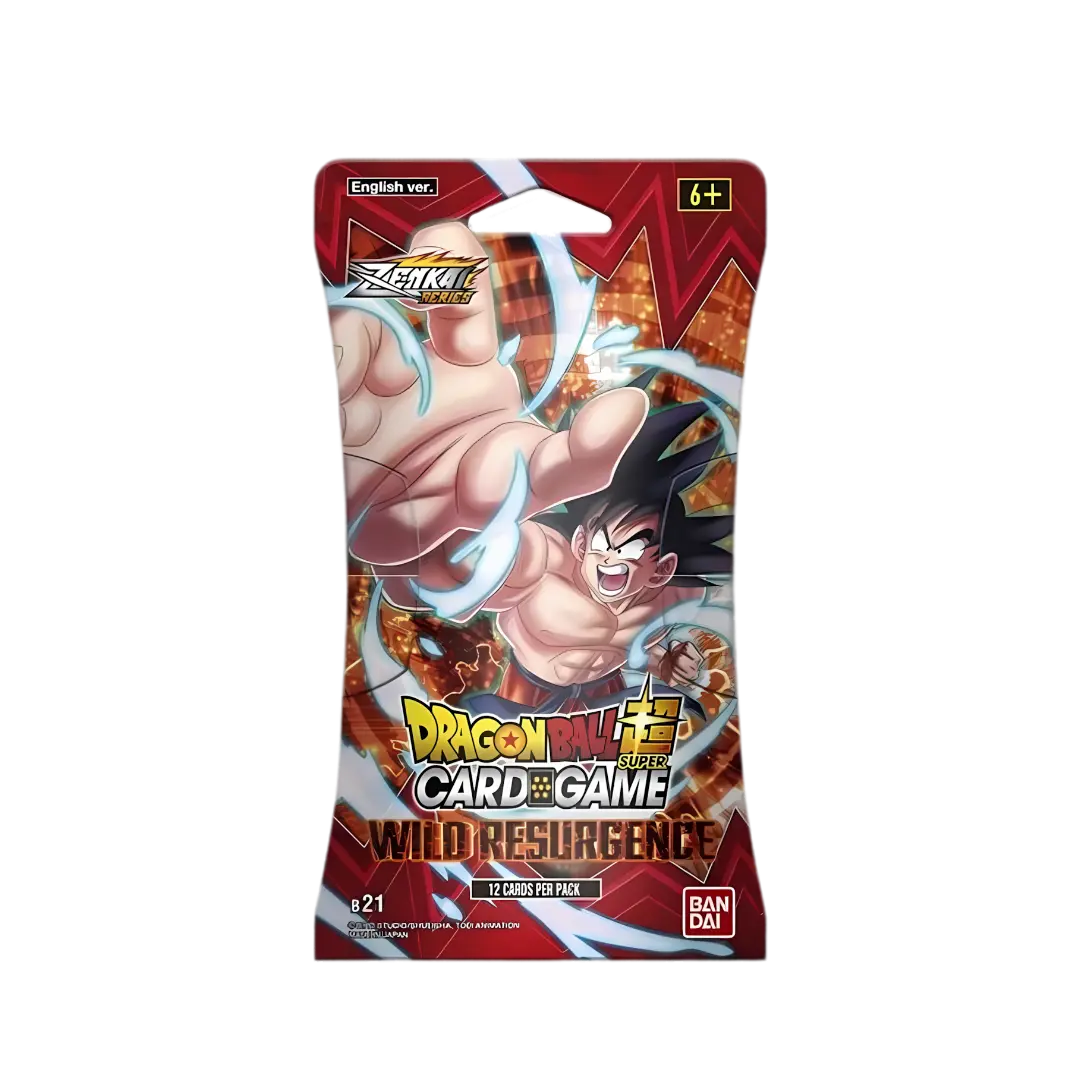 Dragon Ball SCG: Wild Resurgence (BT21) - Sleeved Booster (EN)