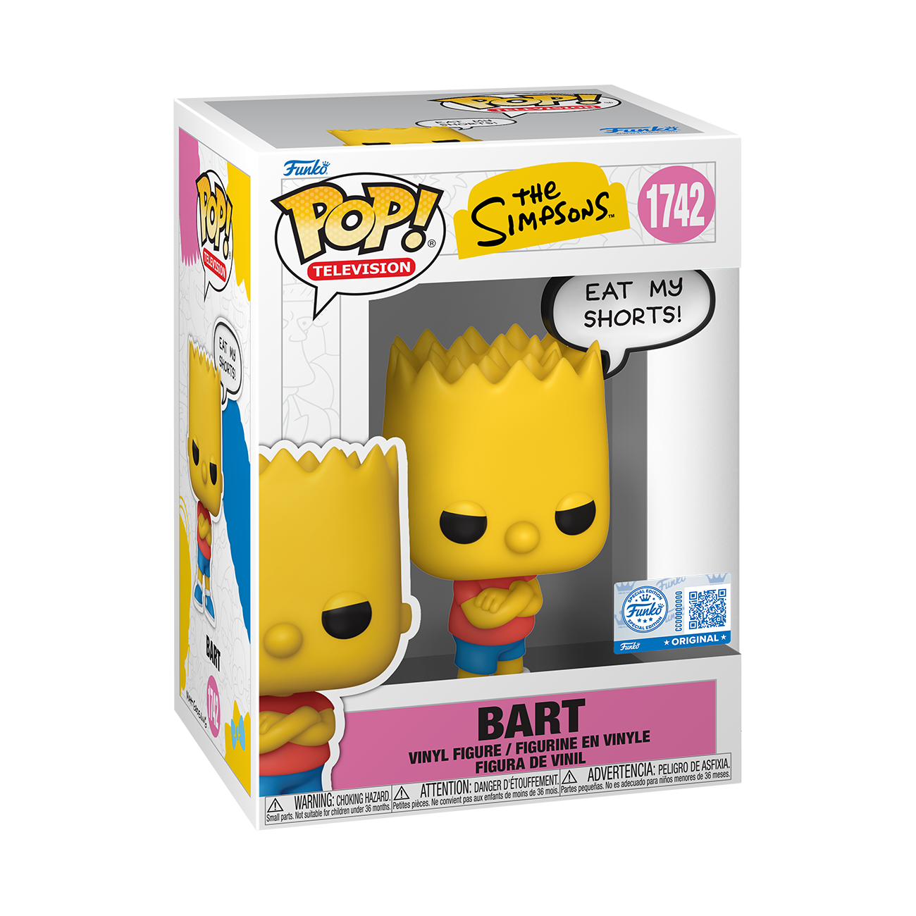 POP! Saying: Bart (Eat my Shorts) - The Simpsons