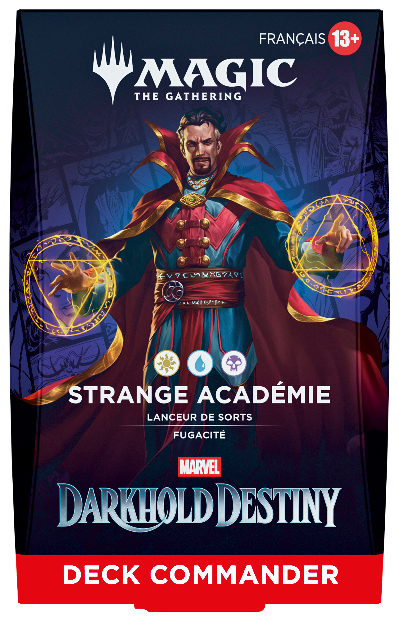 Magic: The Gathering | Marvel Darkhold Destiny | Commander Deck Display (4 Stk.) (FR)