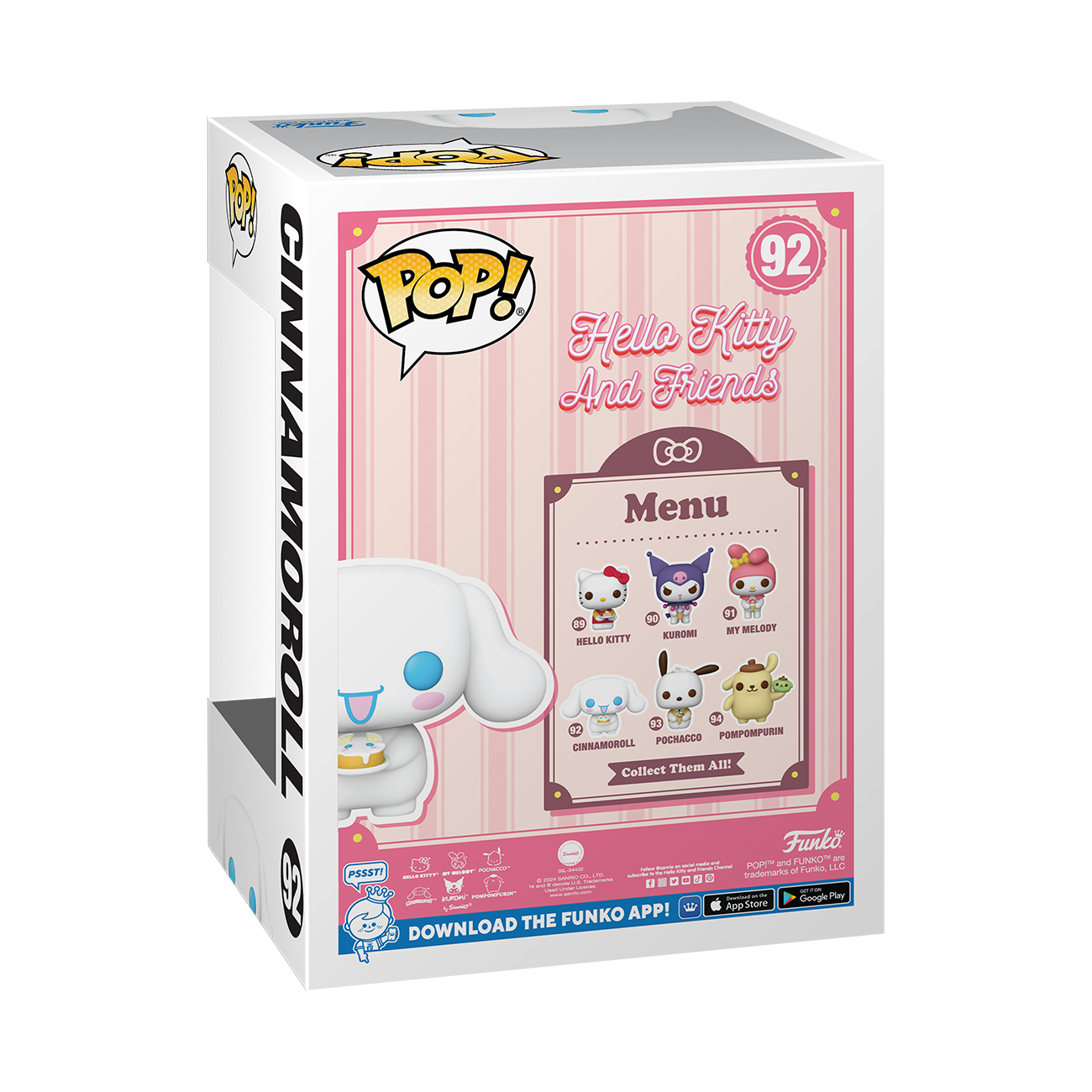 POP! Sanrio: Cinnamoroll with Cake - Hello Kitty