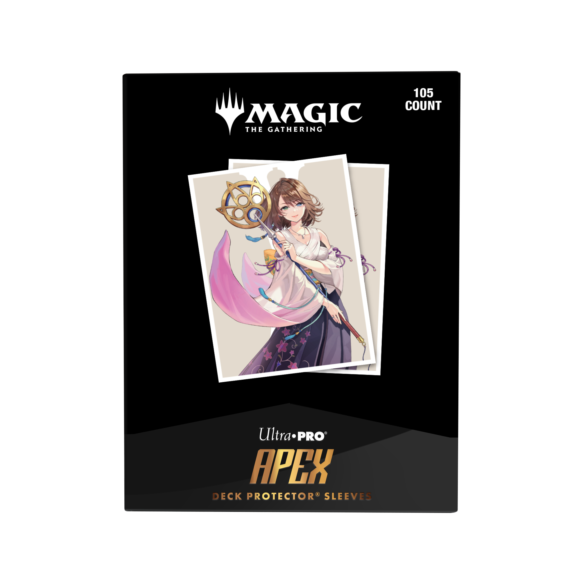 Ultra Pro | MTG - FINAL FANTASY - Yuna, Grand Summoner | 105pcs APEX DECK PROTECTOR Sleeves