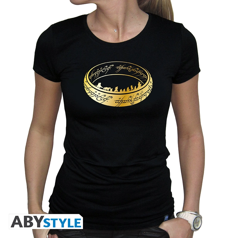 Abysse: Lord of the Rings - Basic T-Shirt Frauen (XL) - One Ring