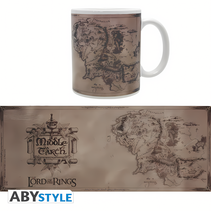 Lord of the Rings | Rohan & Gondor Map | Mug (320ml)