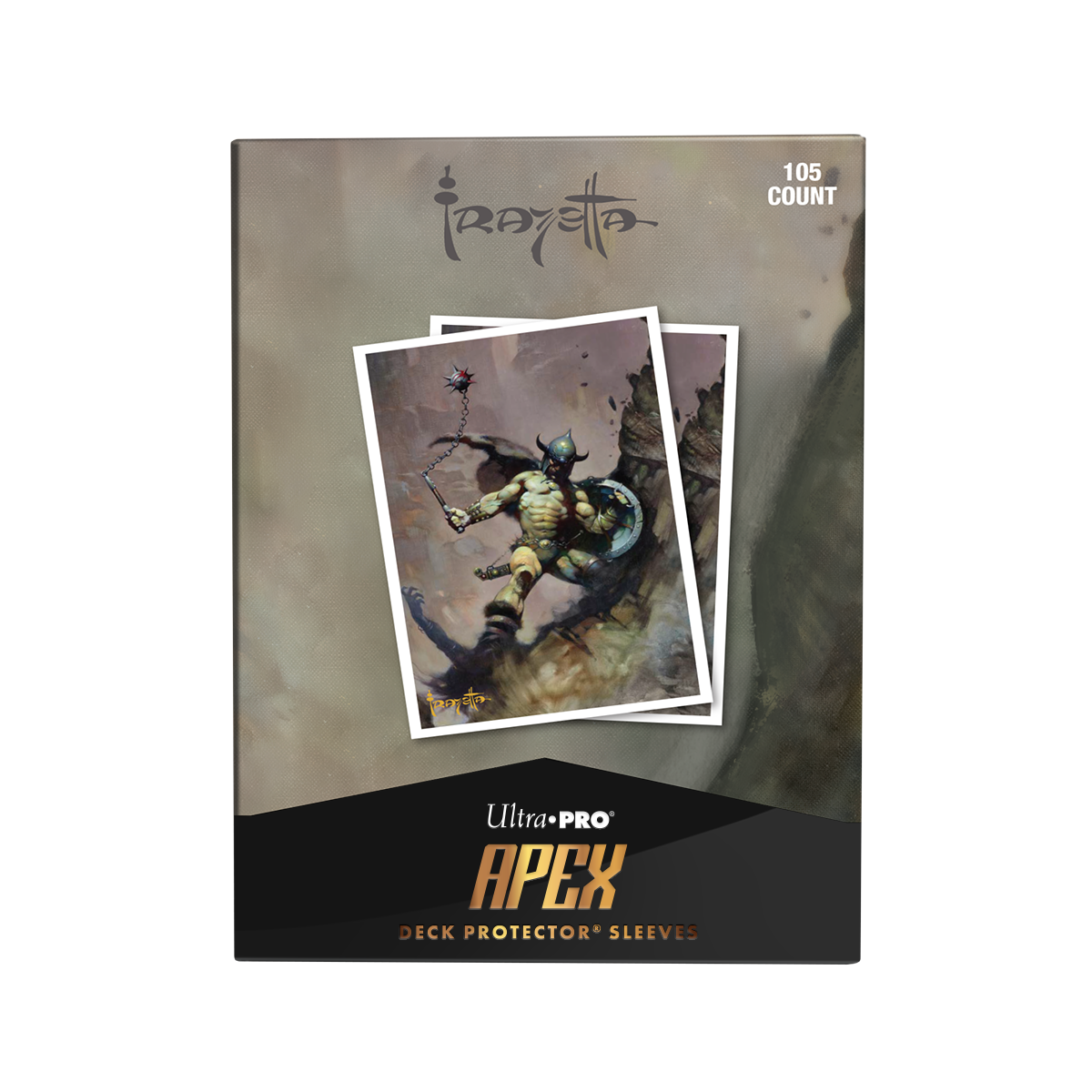 Ultra Pro - "Warrior with Ball and Chain" by Frank Frazetta - APEX DECK PROTECTOR® Sleeves