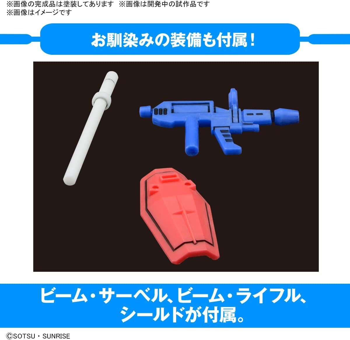 Bandai | 1/1 Gunpla-Kun Dx Set (with Runner Ver. Recreation Parts) | Mobile Suit Gundam (8cm)