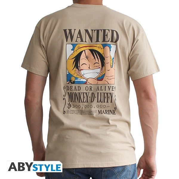 Abysse: One Piece - Unisex T-Shirt (XS) - Vintage Wanted Luffy