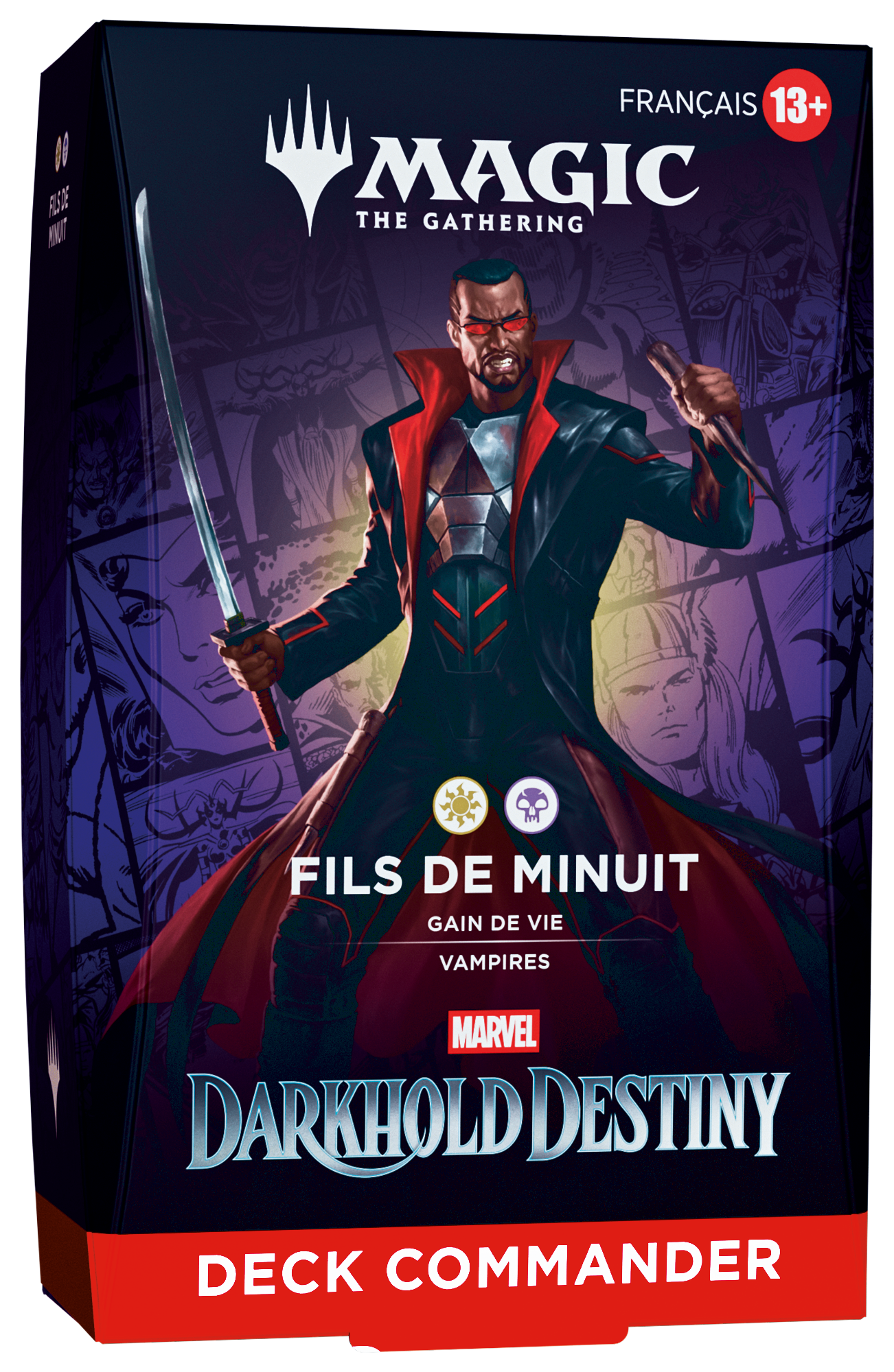 Magic: The Gathering | Marvel Darkhold Destiny | Commander Deck Display (4 Stk.) (FR)