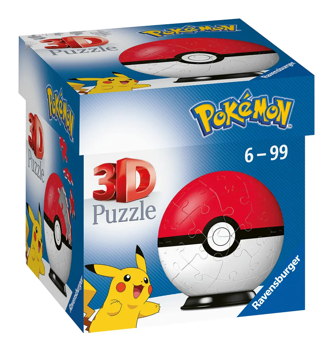 Ravensburger | Pokémon Pokéball-Ball | 3D Puzzle