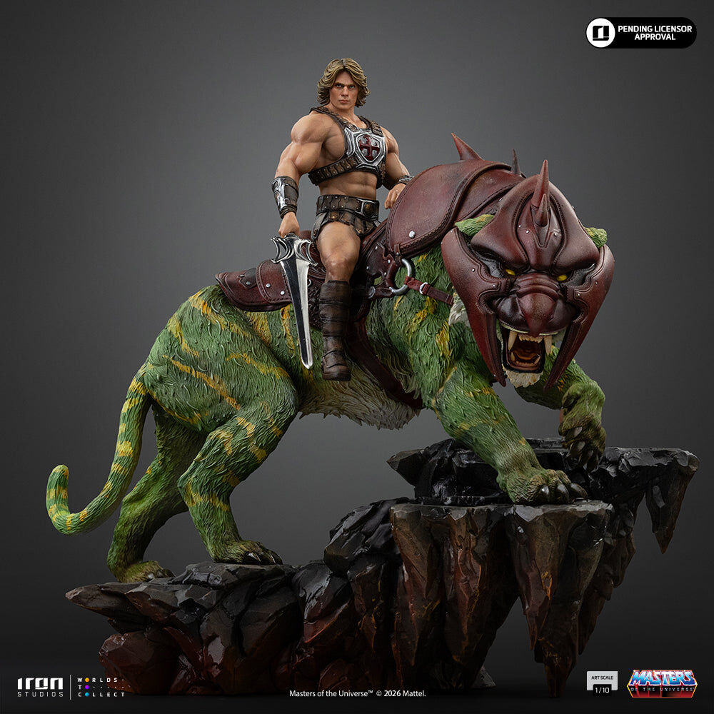 Iron Studios | He-Man and Battle Cat | Masters of the Universe (2026) Art Scale 1/10