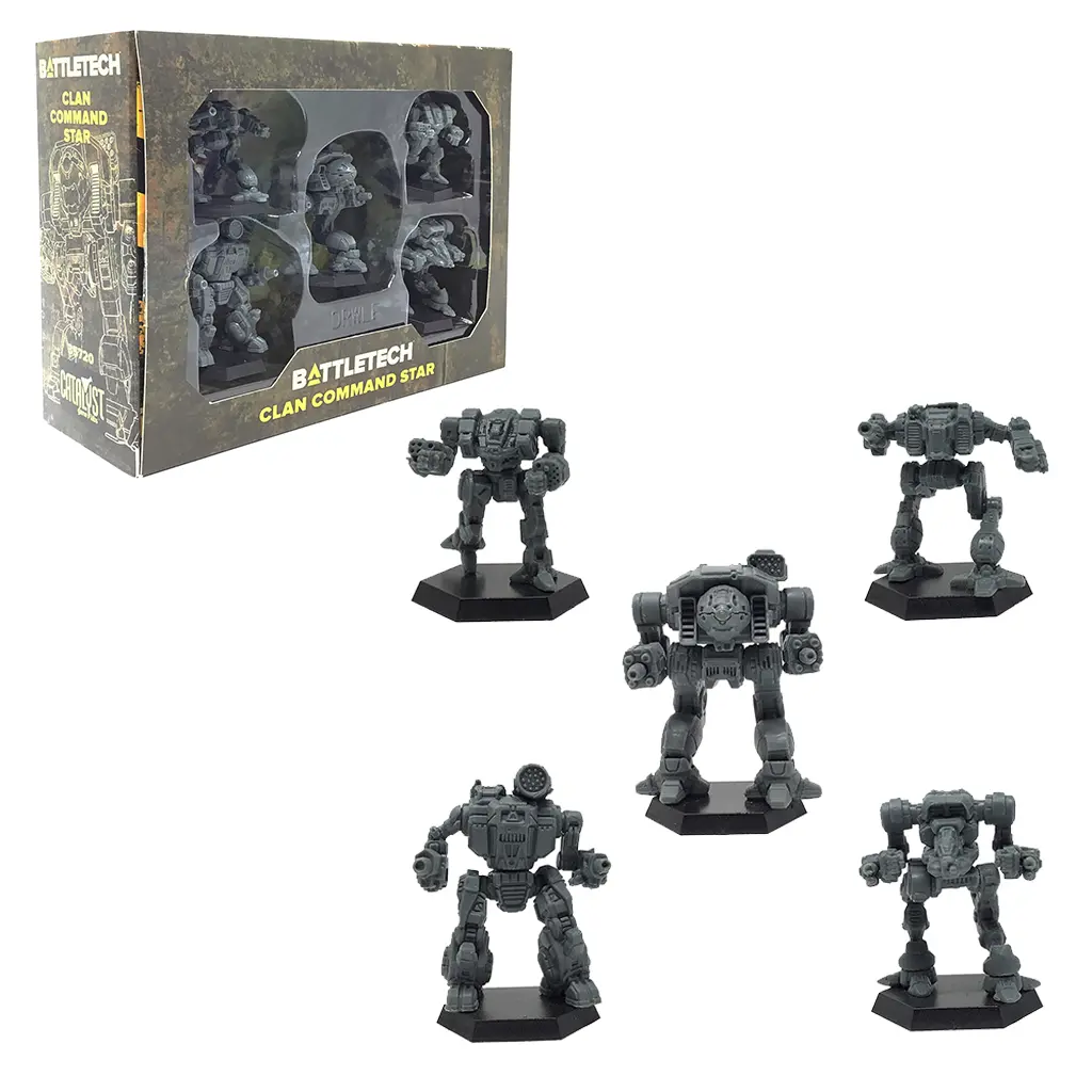 Catalyst Game Labs: BattleTech Clan Command Star  - Miniature Games