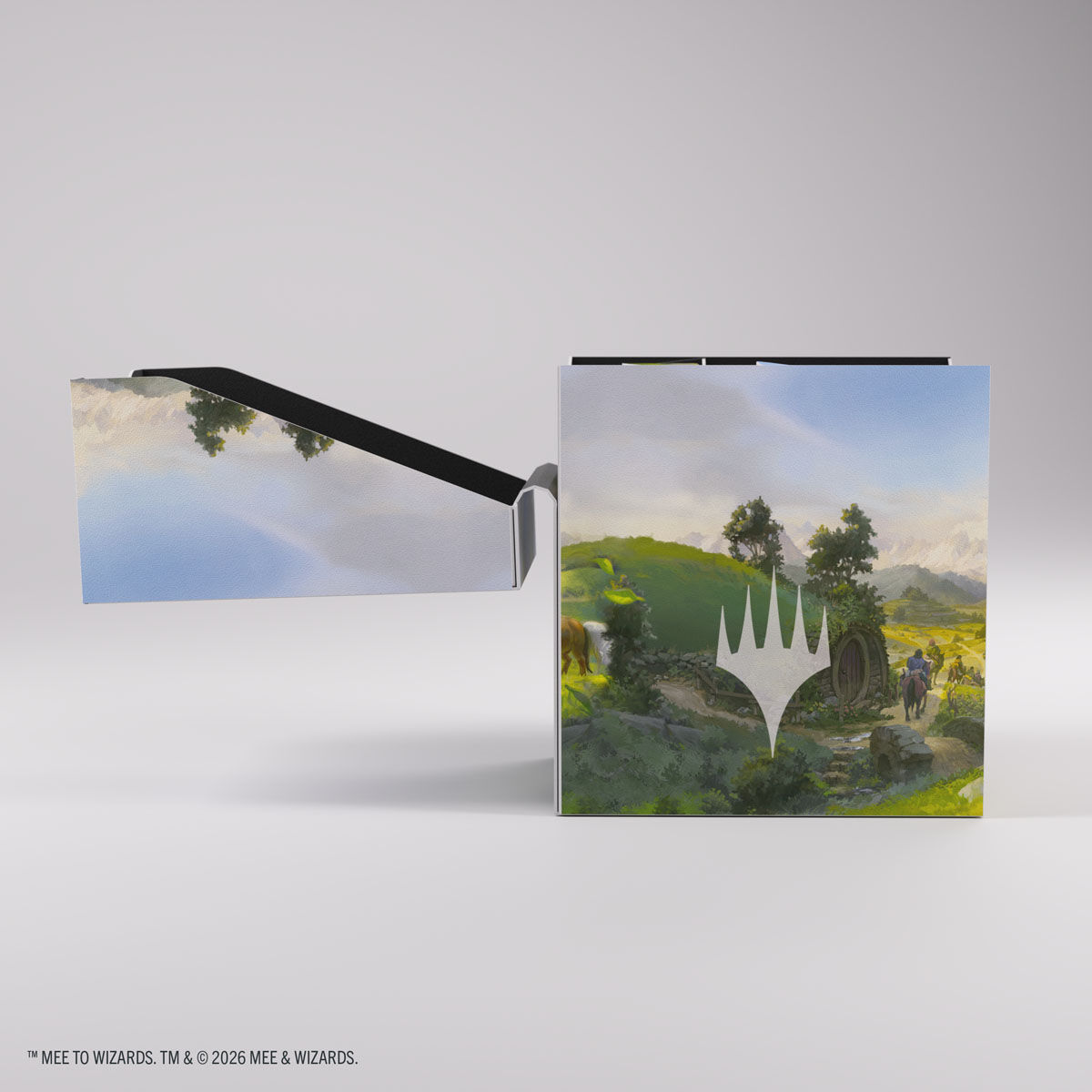 Gamegenic | MTG: The Hobbit - Leaving Hobbiton / Troop of Ponies | Soft Crate 80+ Deckbox