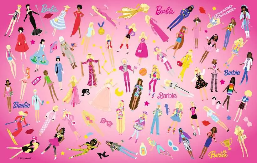 Ravensburger | Barbie Inspirierende Mädchen seit 1959 | 200 Teile Puzzle