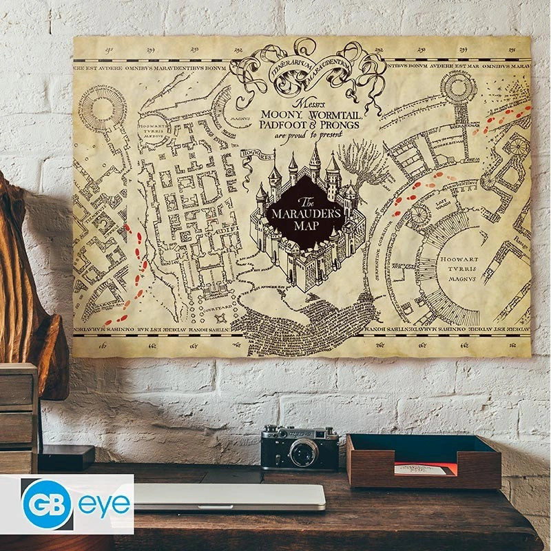 Harry Potter | Parchment Poster (66 x 46 cm) Marauder's Map | Poster