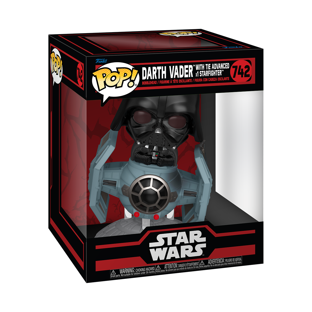 POP Rides DLX: Darth Vader with TIE Advanced X1 Starfighter - Star Wars