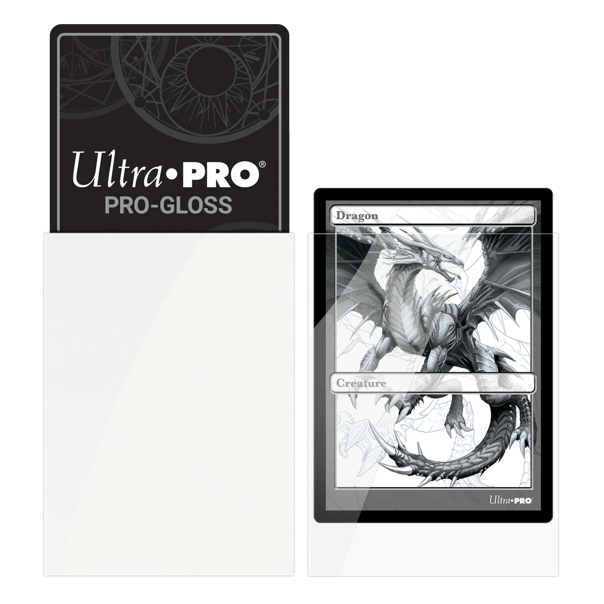 Ultra Pro: PRO-Gloss Standard Deck Protector® Sleeves - 50ct White