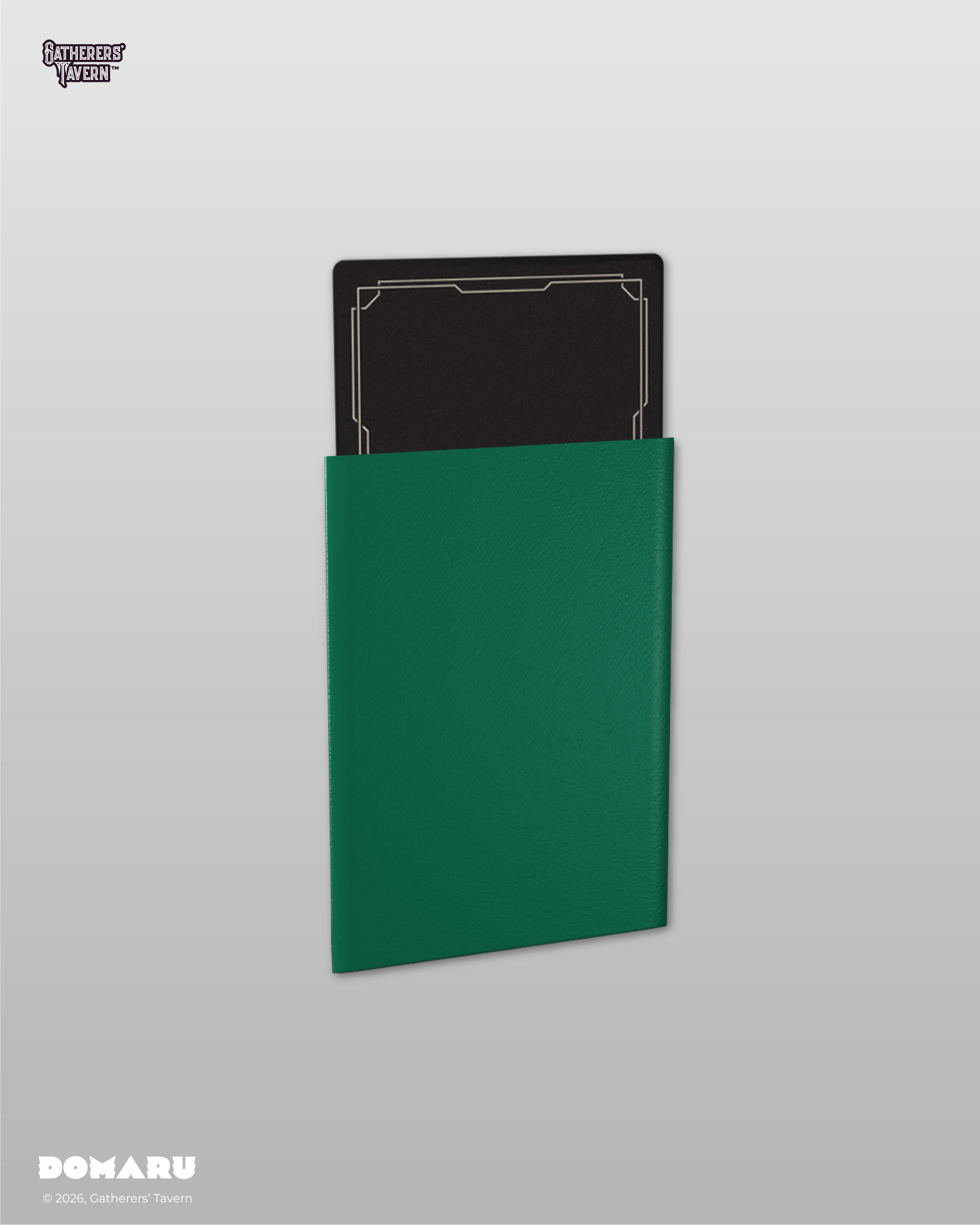 Gatherers' Tavern | Regular Fit Standard Sleeves Sylvan Green | Domaru (100 Sleeves)