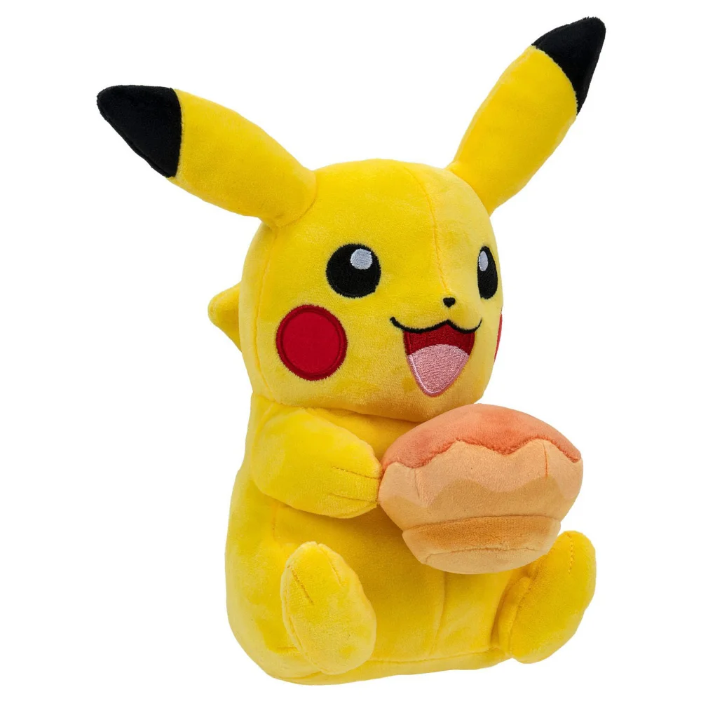 Pokémon | Pikachu mit Pofflé | 20cm Saisonales Plüsch (Frühling)