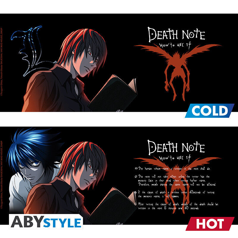 Abysse: Death Note - Mug Heat Change 460ml - L & Light