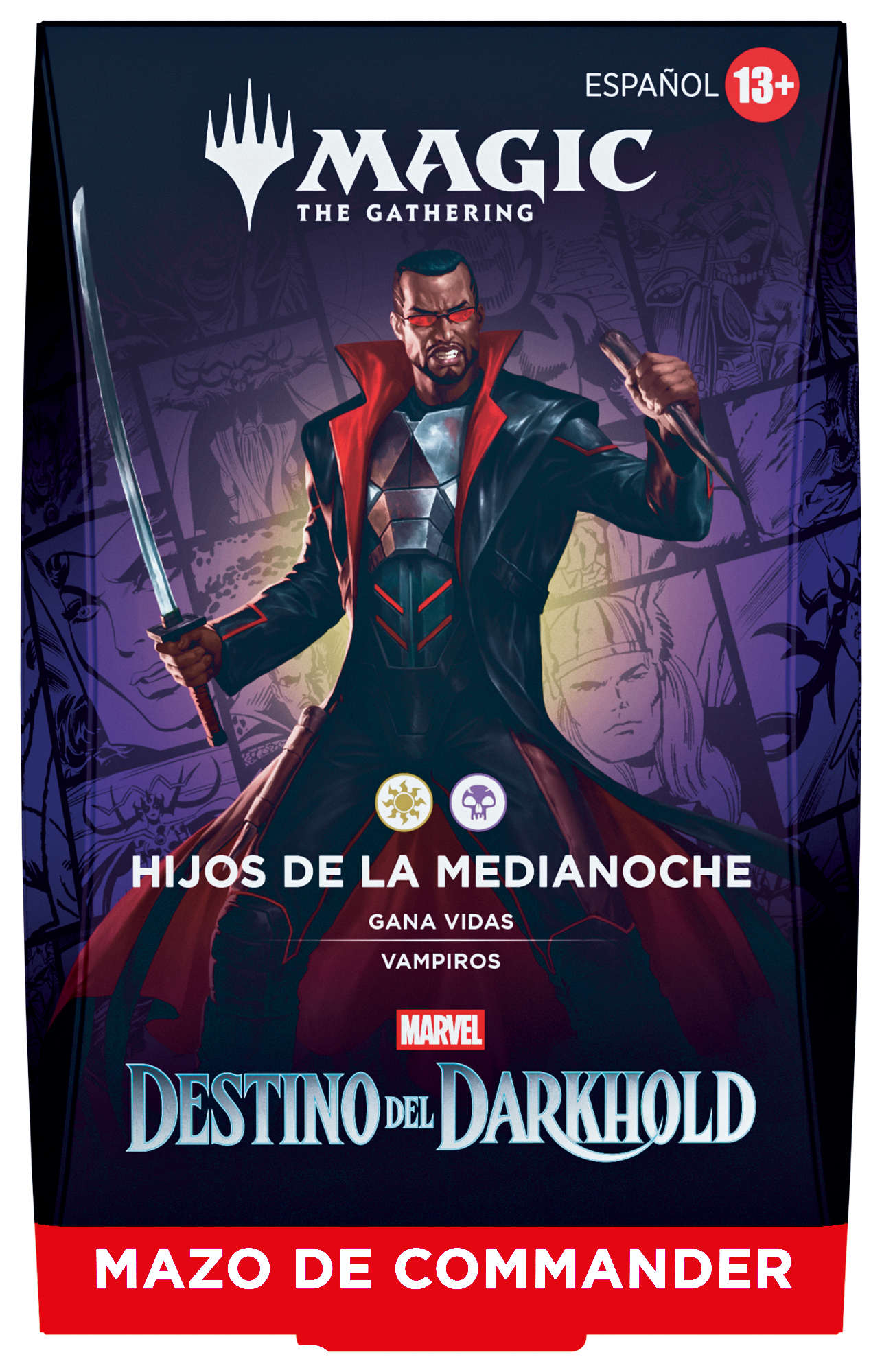 Magic: The Gathering | Marvel Darkhold Destiny | Commander Deck Display (4 Stk.) (ES)