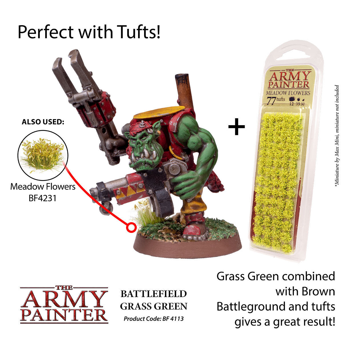 The Army Painter - Grass Green - Battlefield Basing