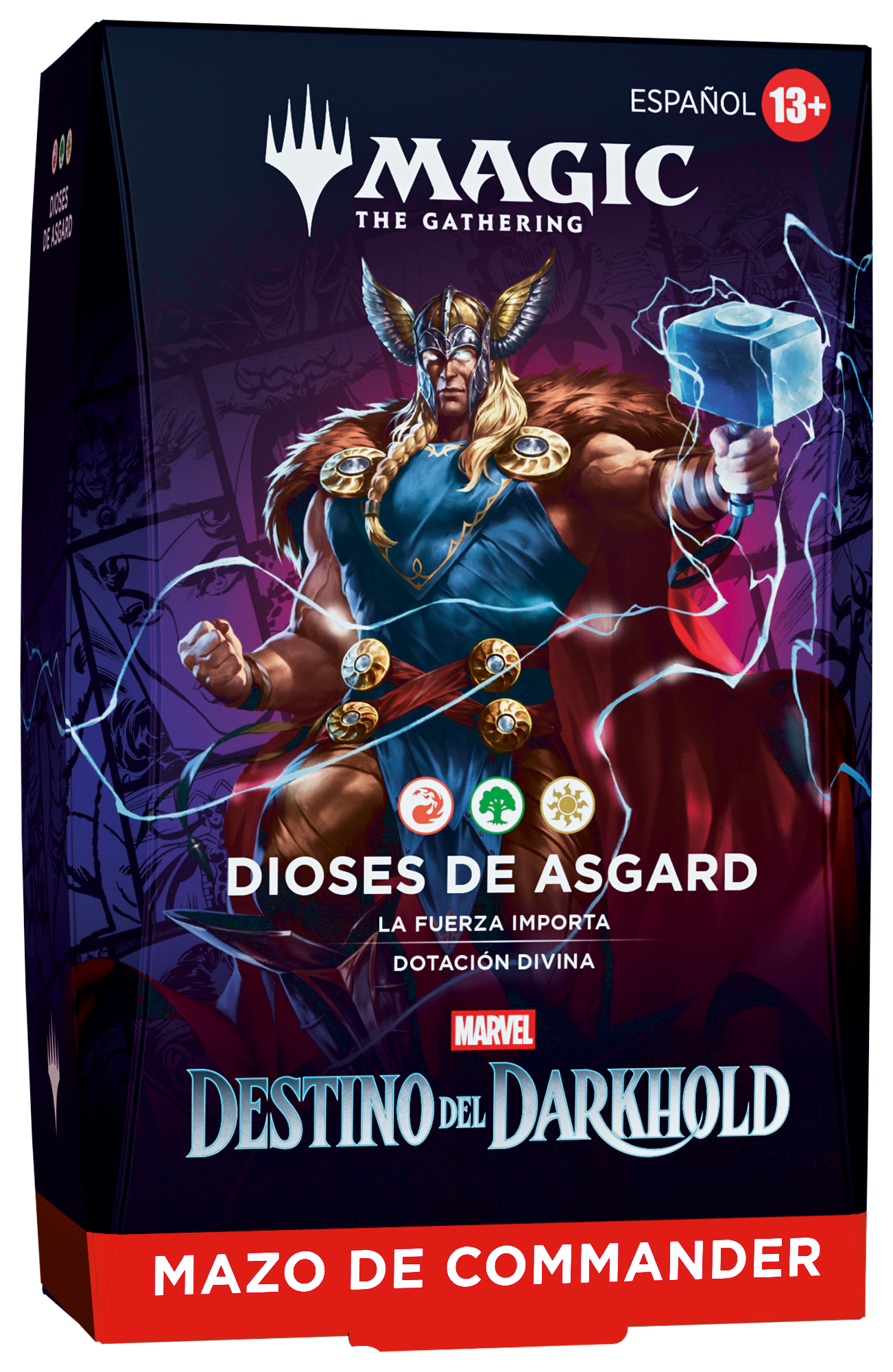 Magic: The Gathering | Marvel Darkhold Destiny | Commander Deck Display (4 Stk.) (ES)