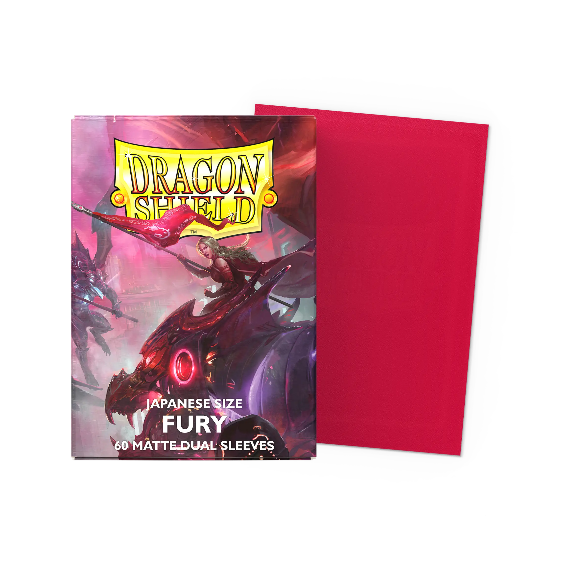 Dragon Shield: Fury - Matte Dual Sleeves - Japanese Size