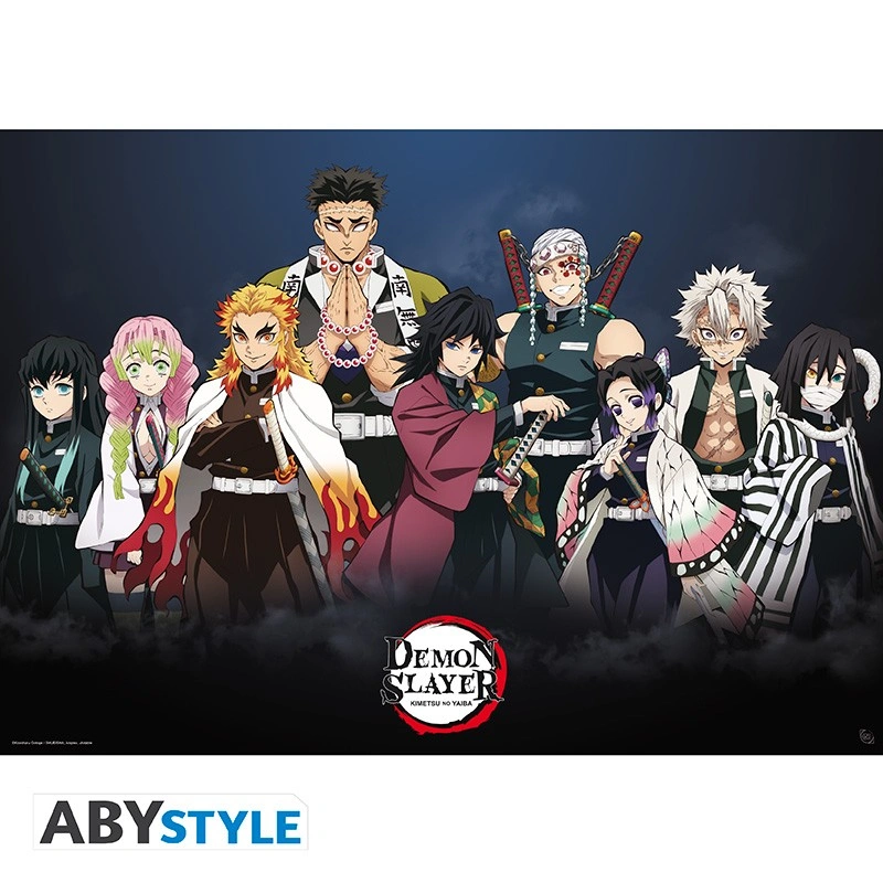 Abysse | Demon Slayer - 9 Posters (21 x 29,7cm) - Portfolio Season 1
