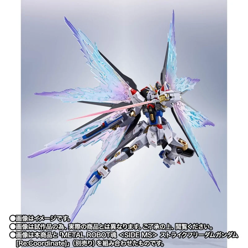 Tamashii Nations | Wings Of Light & Hi Mat Full Burst Set Metal Robot Spirits (50cm) | Gundam