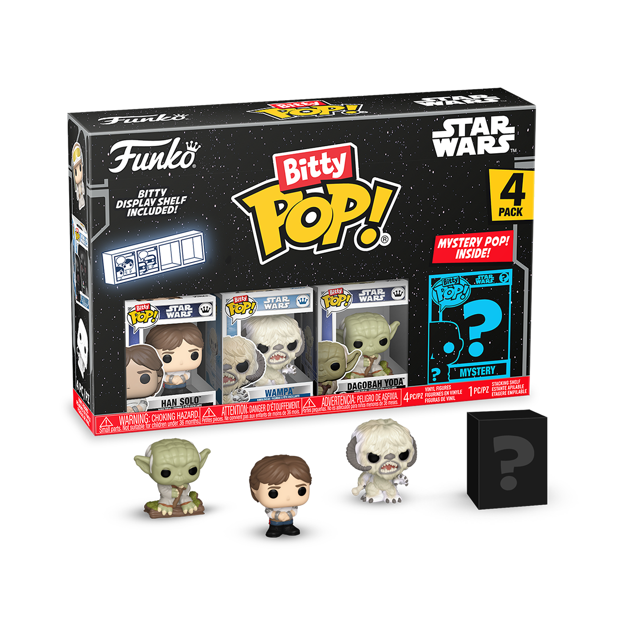 Bitty POP!: Han 4-Pack Series 3 - Star Wars