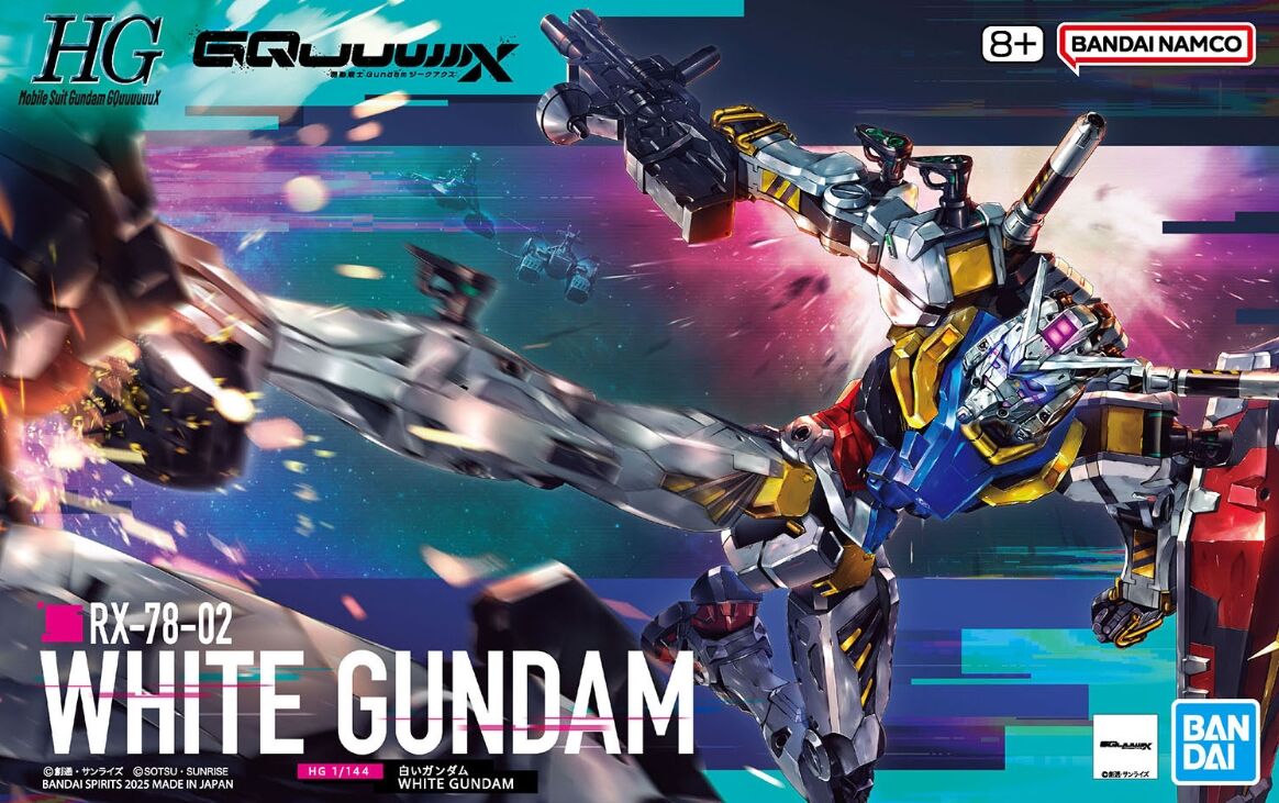 Bandai | HG RX-78-02 White Gundam | Mobile Suit Gundam GQuuuuuuX (1/144)