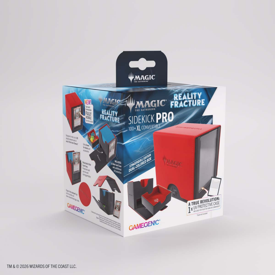 Gamegenic | MTG: Reality Fracture - Stingerquill | Sidekick Pro Convertible Deckbox 100+ XL
