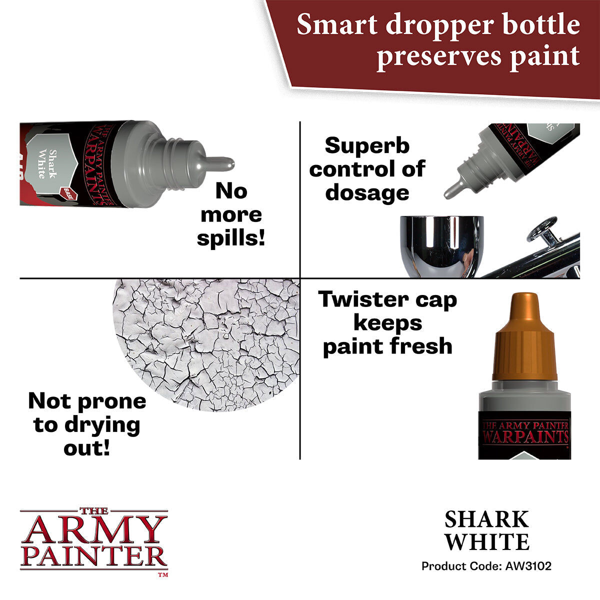 The Army Painter - Shark White - Warpaints Air