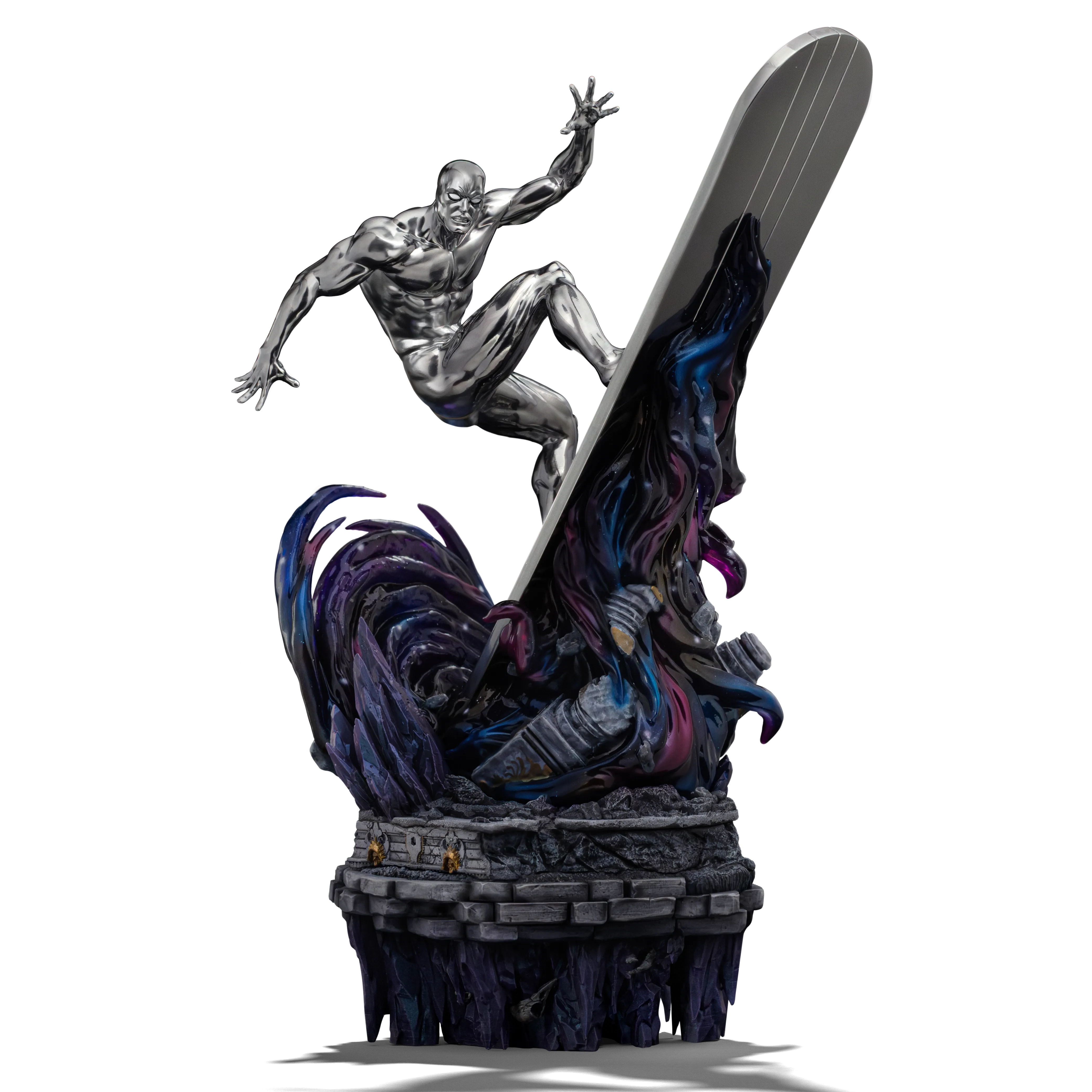 Iron Studios: Silver Surfer - Infinity Gauntlet Diorama Art Scale 1/10