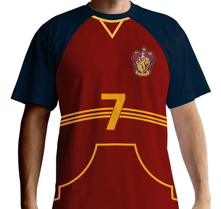 Abysse: Harry Potter - Premium T-Shirt Herren (XL) - Quidditch Jersey