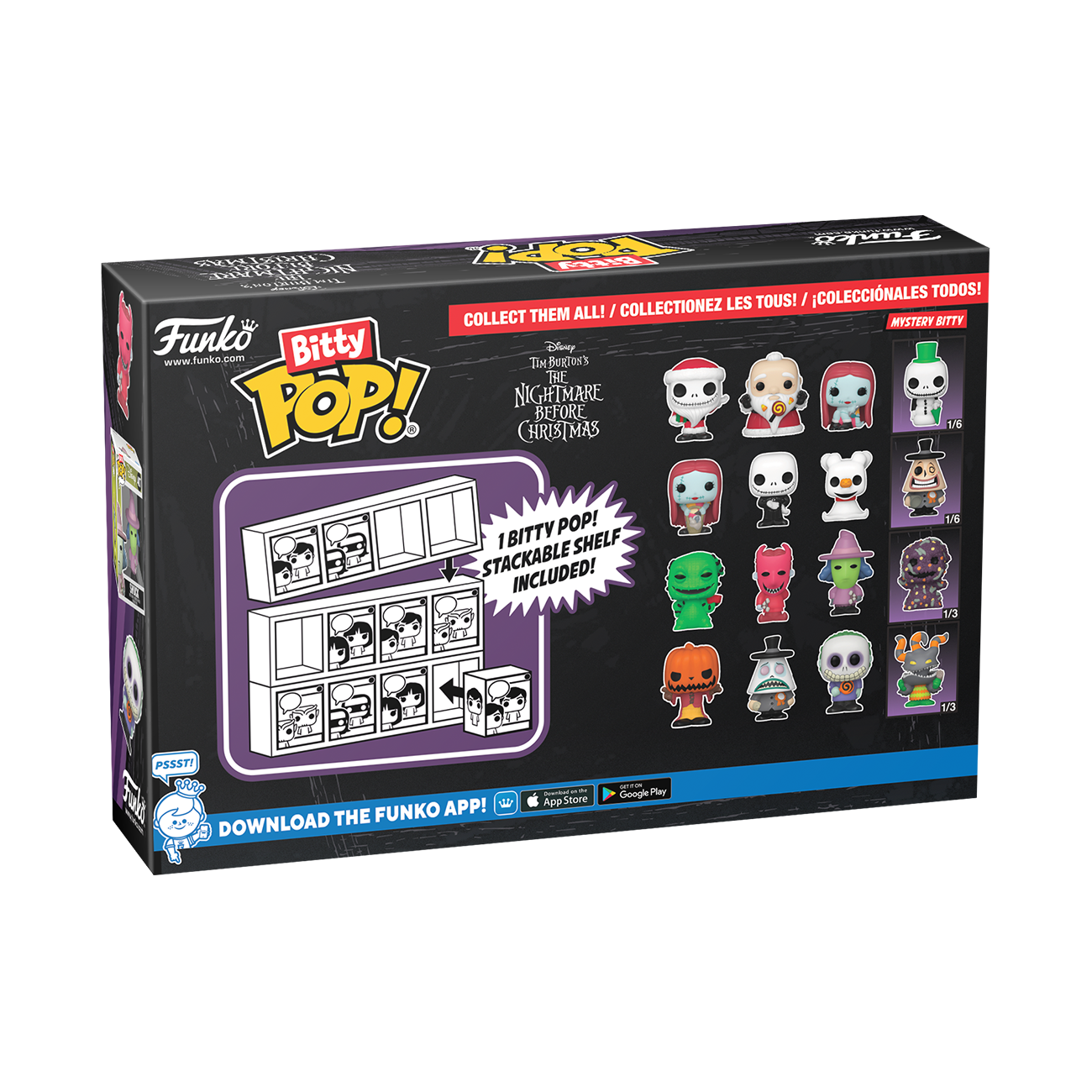 Bitty POP!: Santa Jack 4-Pack - The Nightmare Before Christmas