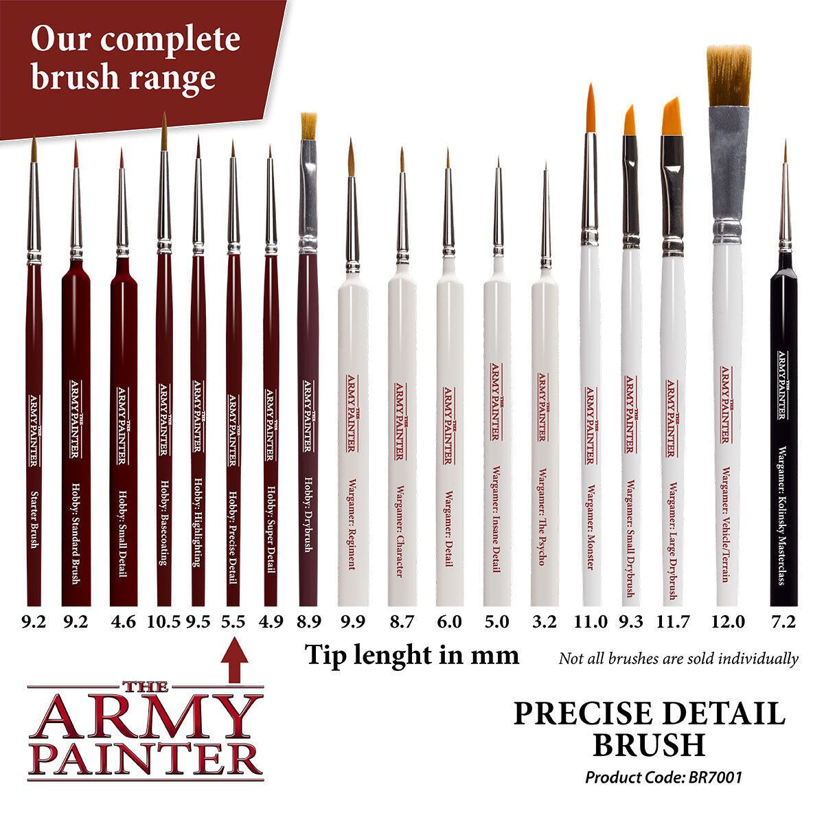The Army Painter - Precise Detail - Hobby Brush