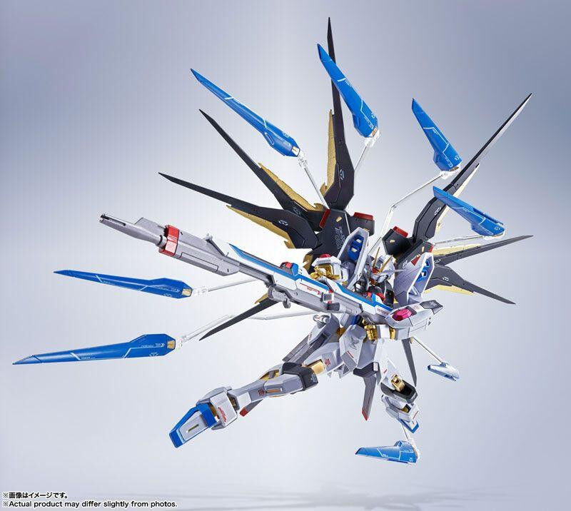 Tamashii Nations | Strike Freedom Gundam Type II (Hatsune Miku Version) Metal Robot Spirits (14cm) | Gundam