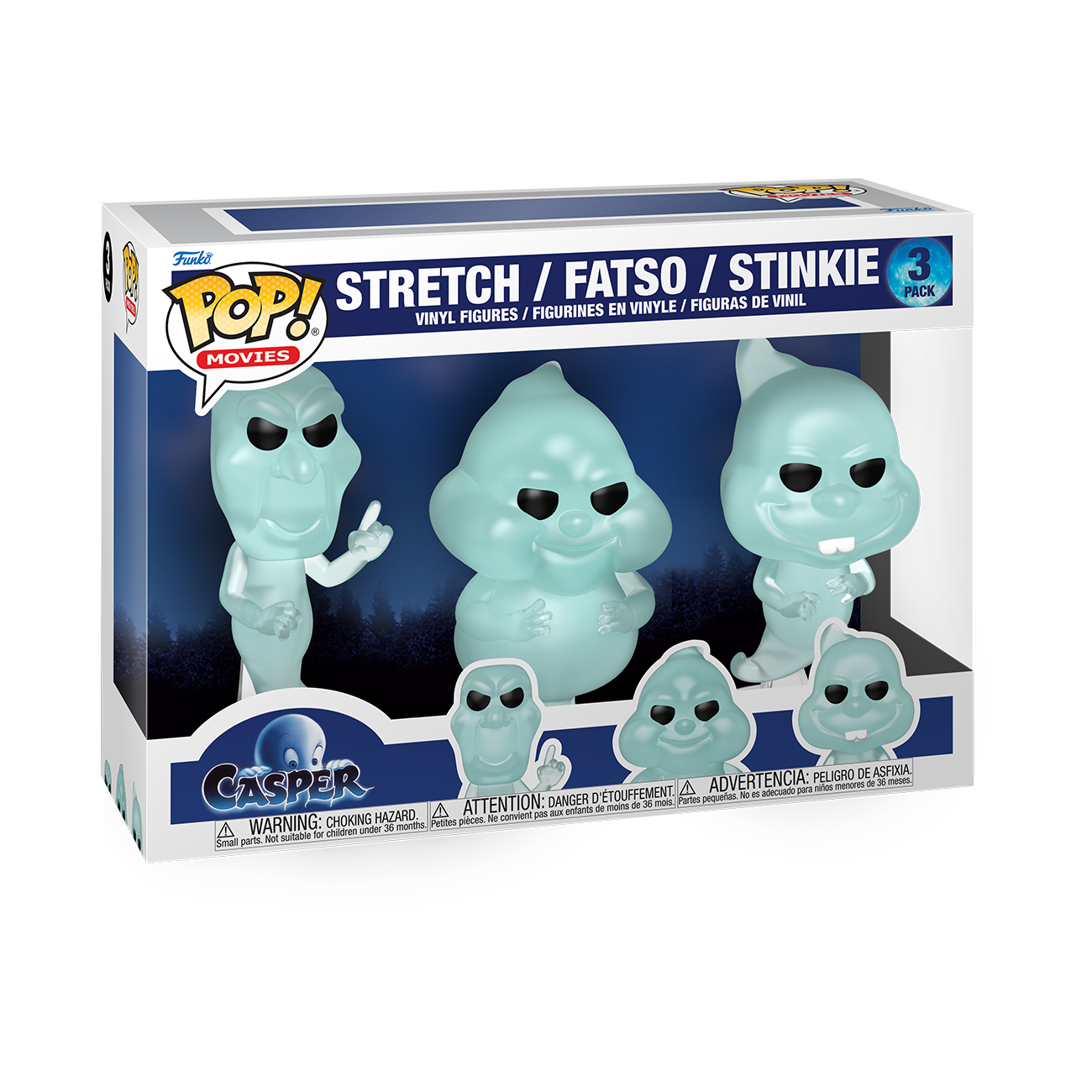 POP! Movies: Stretch, Fatso and Stinkie - Casper (3-Pack)