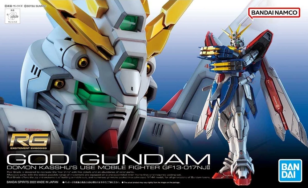 Bandai: RG God Gundam – Mobile Fighter G Gundam (1/144)