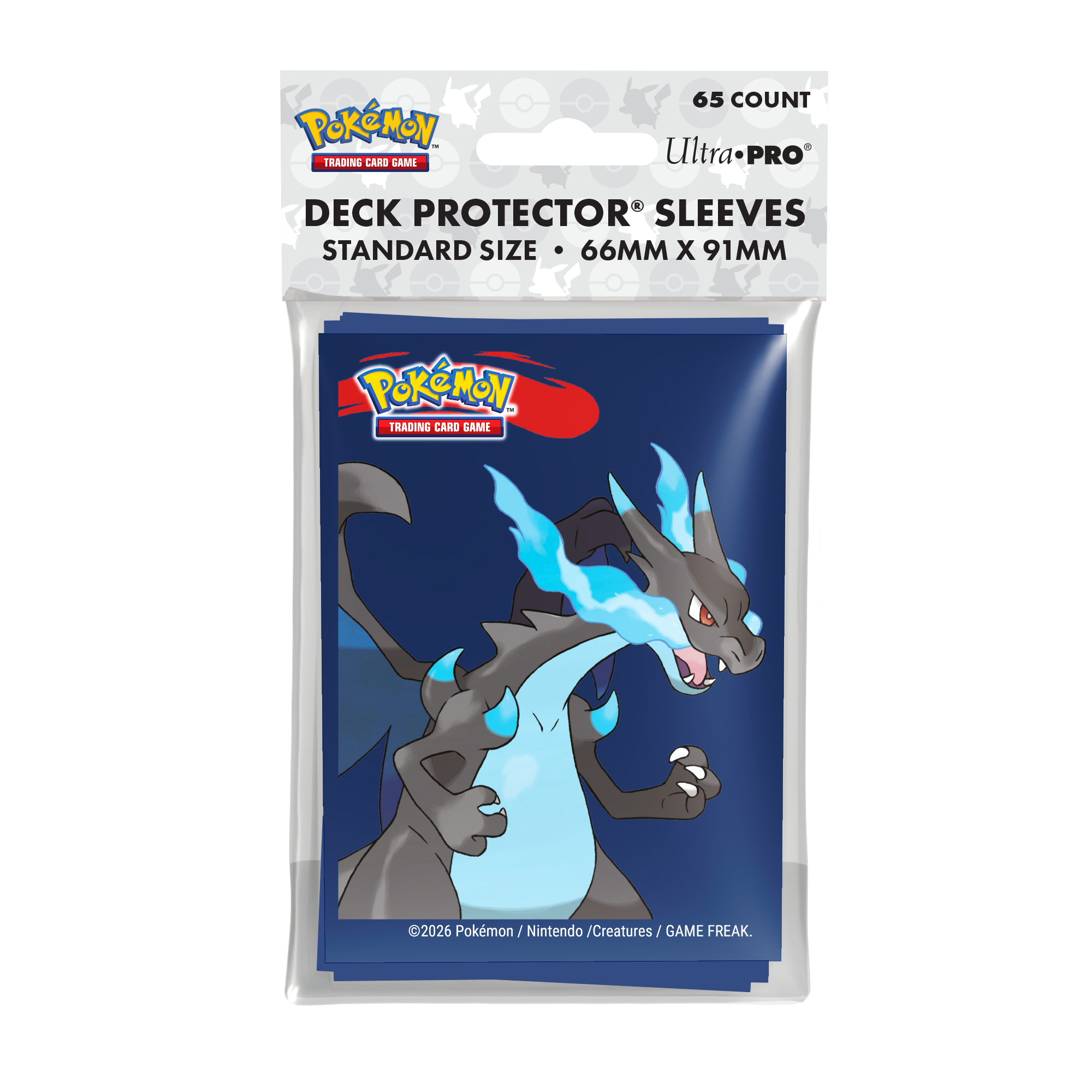 Ultra Pro: Mega Charizard X - 65ct Deck Protector® Sleeves für Pokémon TCG