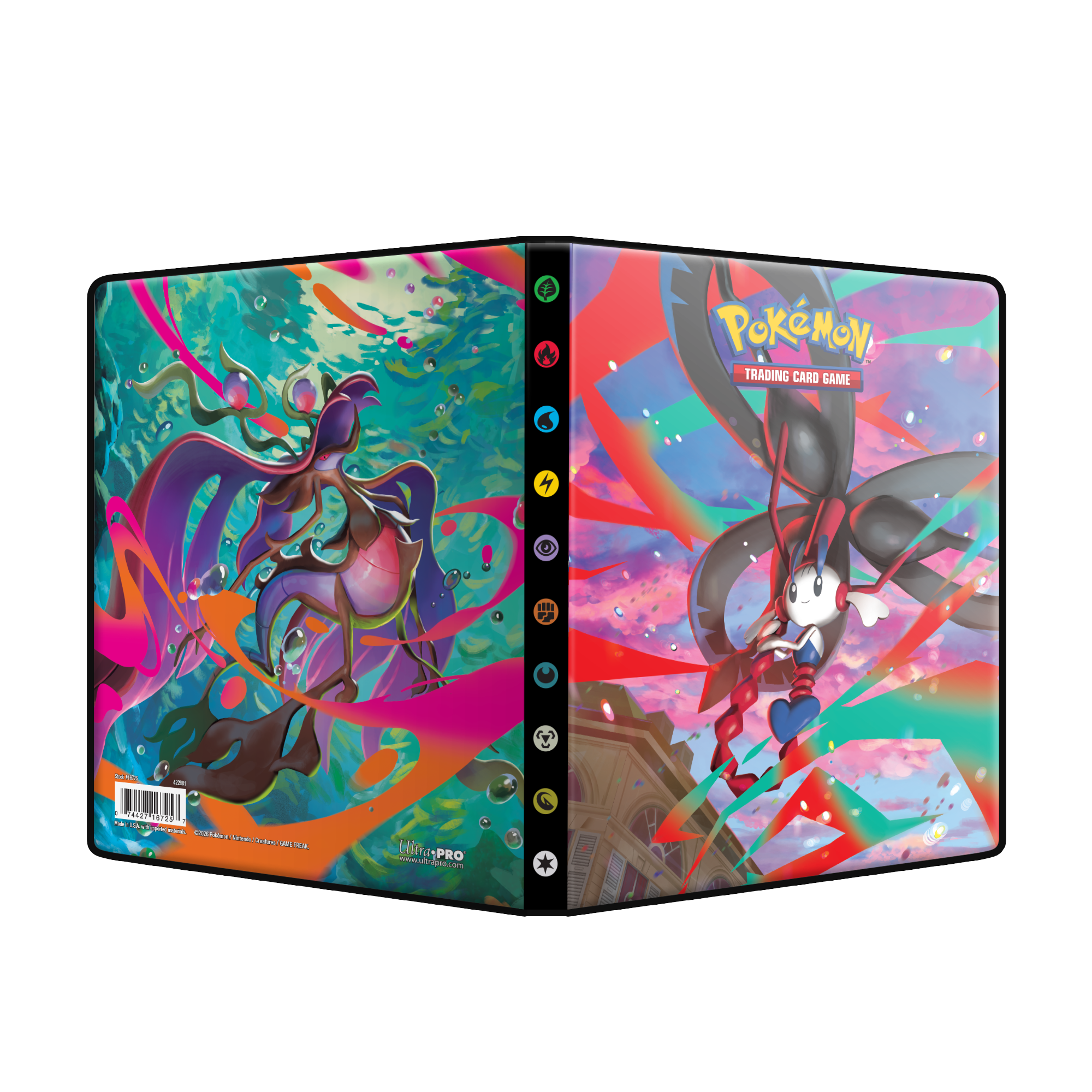 Ultra Pro | Mega Evolution Chaos Rising | 4-Pocket Portfolio