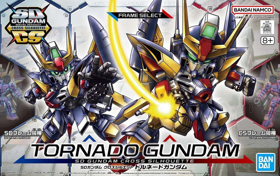 Bandai: SD Gundam CS Tornado – Mobile Suit Gundam (8cm)
