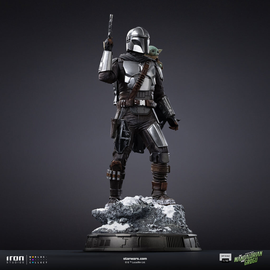 Iron Studios | The Mandalorian and Grogu | Mandalorian and Grogu Movie Art Scale 1/10