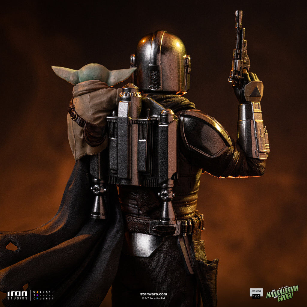 Iron Studios | The Mandalorian and Grogu | Mandalorian and Grogu Movie Art Scale 1/10