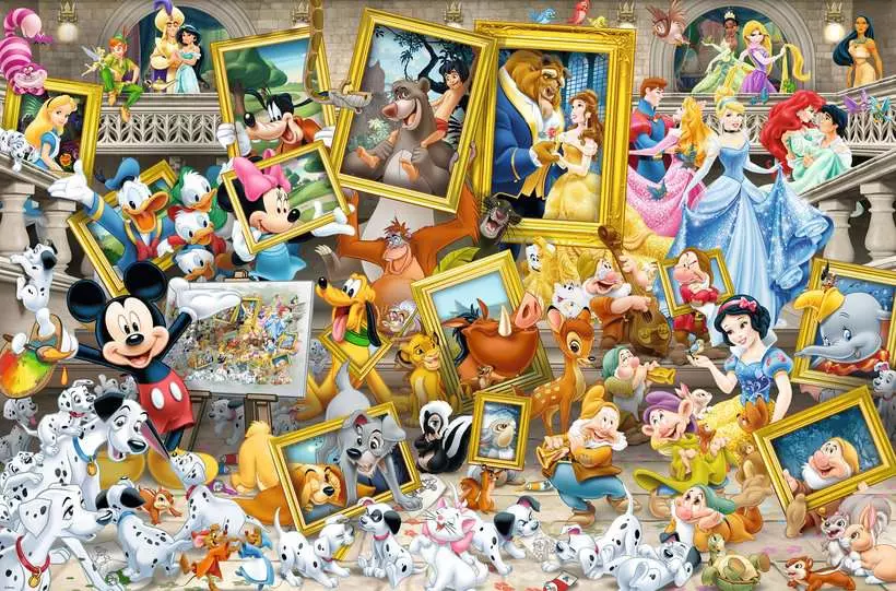 Ravensburger | Disney Micky Maus als Künstler | 5000 Teile Puzzle