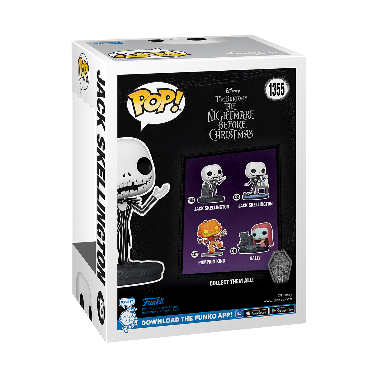 POP! Disney: Jack Skellington with Gravestone - The Nightmare Before Christmas