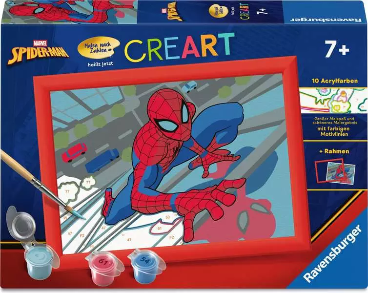 Ravensburger | Der legendäre Spider-Man | CreArt Malen nach Zahlen