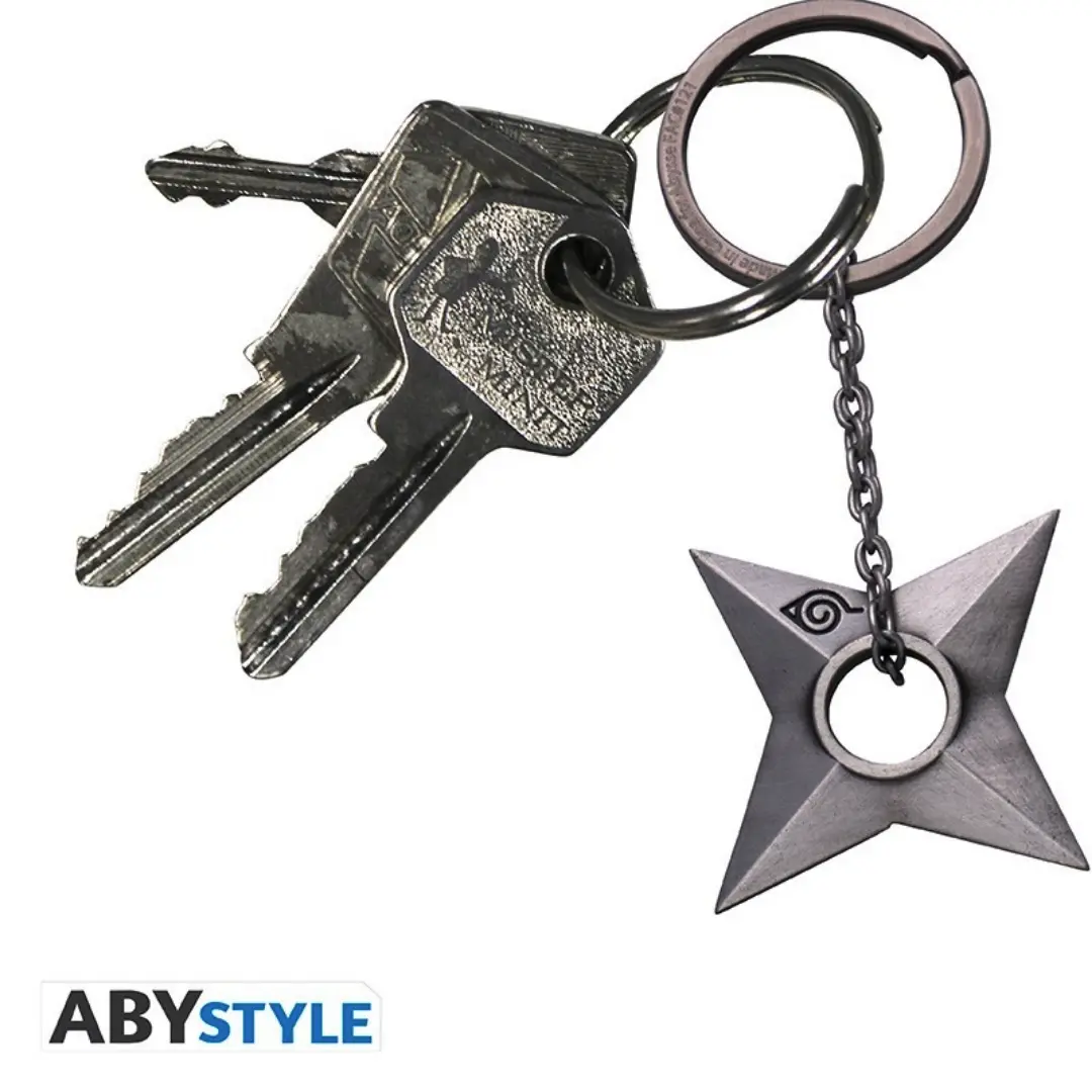 Abysse | Naruto Shippuden | Shuriken Konoha 3D Keychain