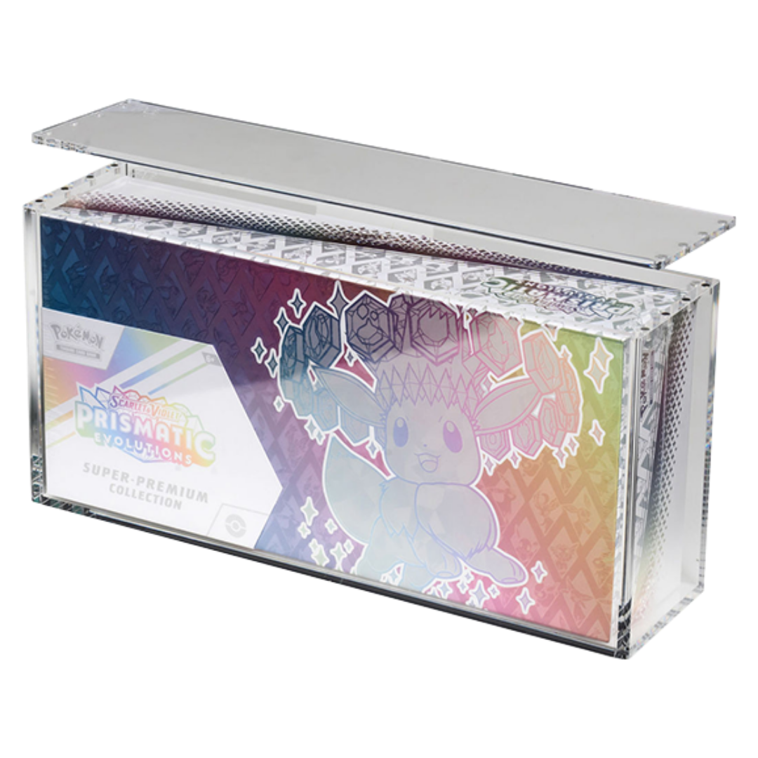 The Acrylic Box | Pokémon Super Premium Collection Prismatic Evolutions | Acryl Case
