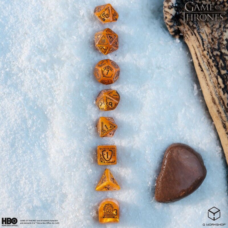 Q Workshop | Baratheon | Game Of Thrones Dice Set